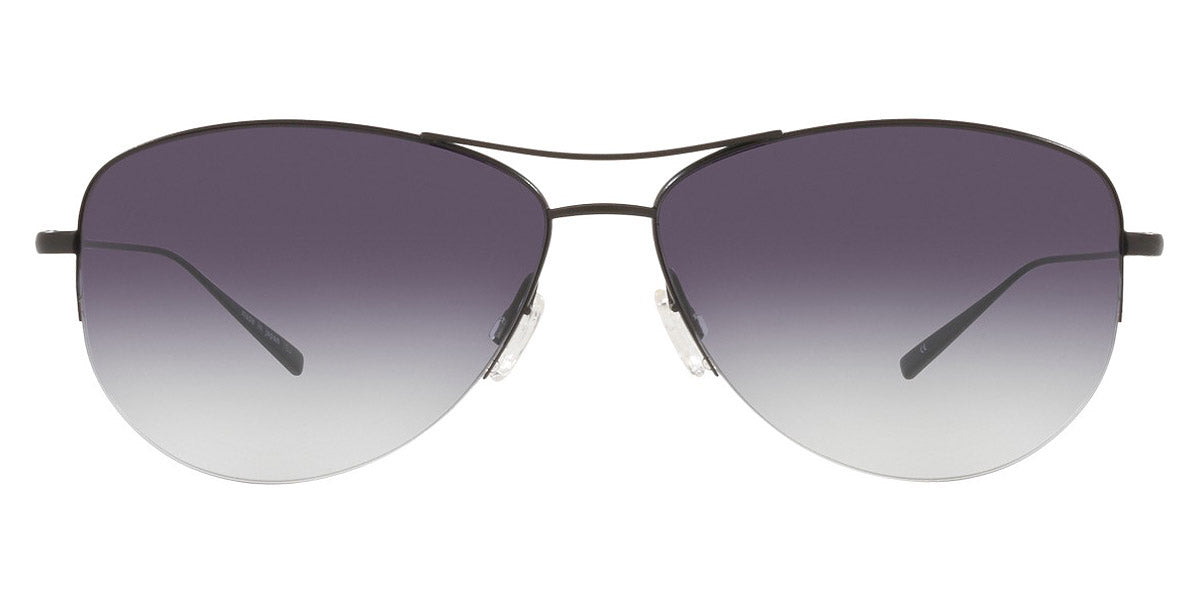 Oliver Peoples® Strummer OV1004S BK 63 - Black / Light Gray Gradient Dark Blue Sunglasses 