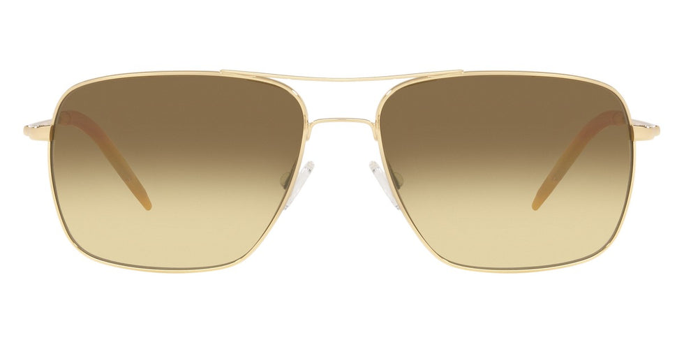 Oliver Peoples® Clifton OV1150S 503585 58 - Gold / Chrome Olive Photochromic Glass VFX Sunglasses
