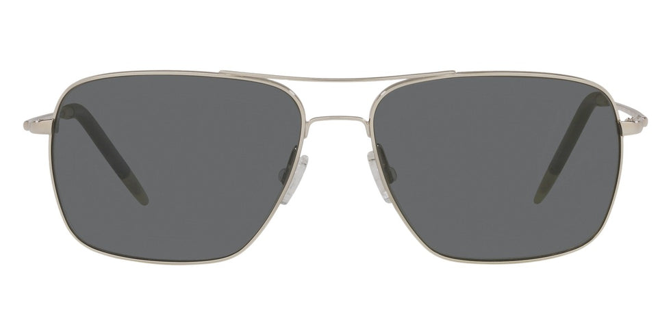 Oliver Peoples® Clifton OV1150S 5036P2 58 - Silver / Midnight Polarized Glass VFX Sunglasses