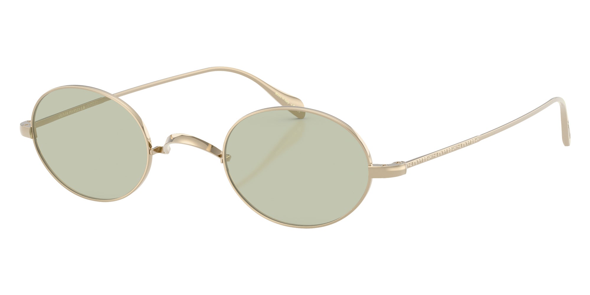 Oliver Peoples® OV1185 Round OV1185 5344 43 Eyeglasses - Gold/Green Wash