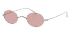 Oliver Peoples® OV1185 Round OV1185 5345 43 Eyeglasses - Silver/Pink Wash
