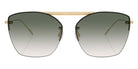 Oliver Peoples® OV1217S Square OV1217S 50352A 61 Sunglasses - Ziane Gold/Buff Top Bar Viridi/Gold/Viridian Gradient