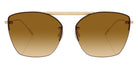 Oliver Peoples® OV1217S Square OV1217S 50352L 61 Sunglasses - Ziane Gold/Buff Top Bar Amaret/Gold/Brown