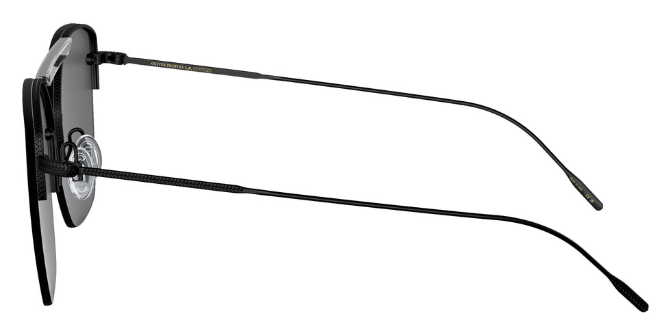 Oliver Peoples® OV1217S Square OV1217S 53336G 61 Sunglasses - Ziane Matte Black/Crystal Top/Black Satin Mirrored