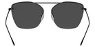 Oliver Peoples® OV1217S Square OV1217S 53336G 61 Sunglasses - Ziane Matte Black/Crystal Top/Black Satin Mirrored