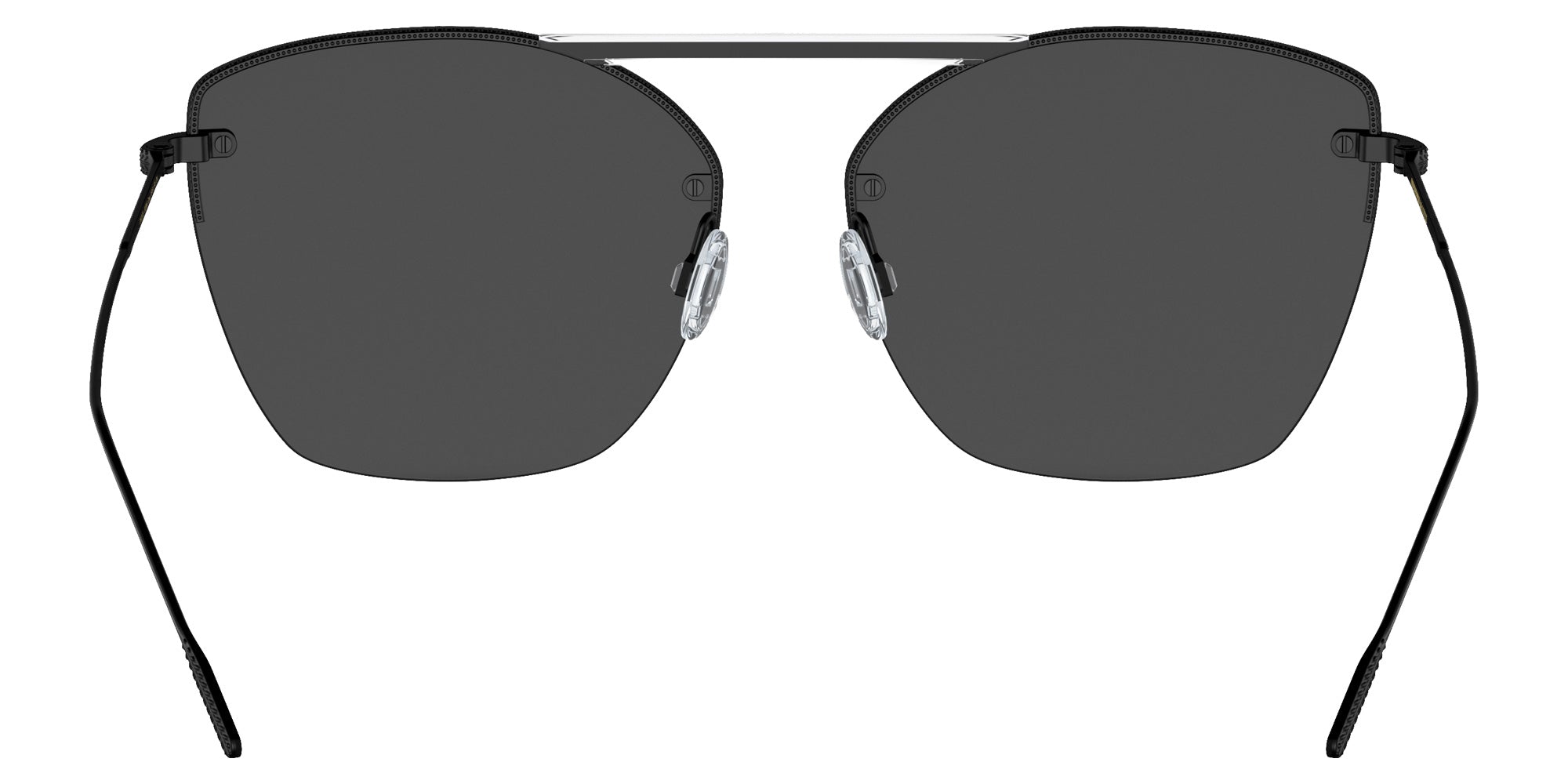 Oliver Peoples® OV1217S Square OV1217S 53336G 61 Sunglasses - Ziane Matte Black/Crystal Top/Black Satin Mirrored