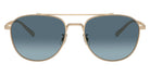 Oliver Peoples® Rivetti OV1335ST 5035Q8 55 - Gold/Marine Gradient Sunglasses