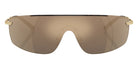 Oliver Peoples® R-5 OV1344S 50355A 38 Sunglasses - Tortoise/Gold/Brown / Desert Flash Mirrored