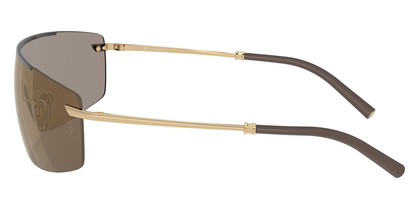 Oliver Peoples® R-5 OV1344S 50355A 38 Sunglasses - Tortoise/Gold/Brown / Desert Flash Mirrored