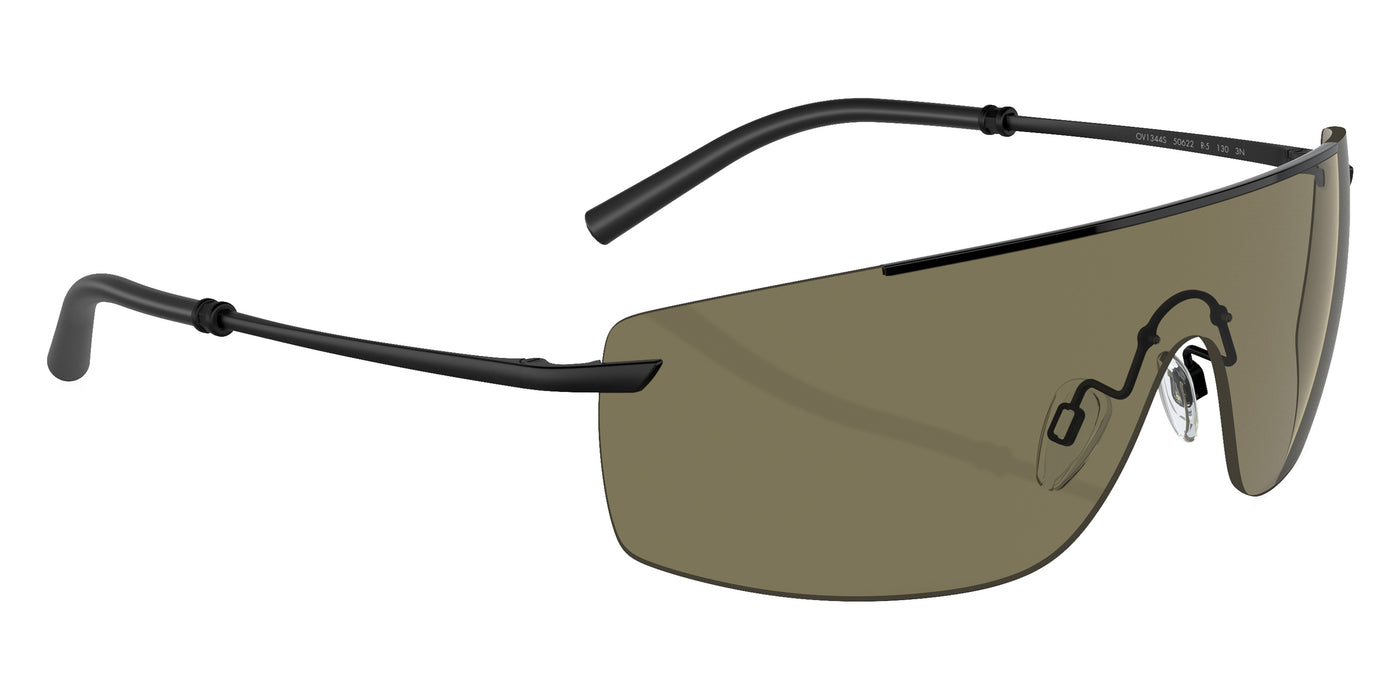 Oliver Peoples® R-5 OV1344S 50622 38 Sunglasses - Matte Black / G-15