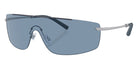 Oliver Peoples® R-5 OV1344S 506380 38 Sunglasses - Blue Ash/Brushed Silver / Marine