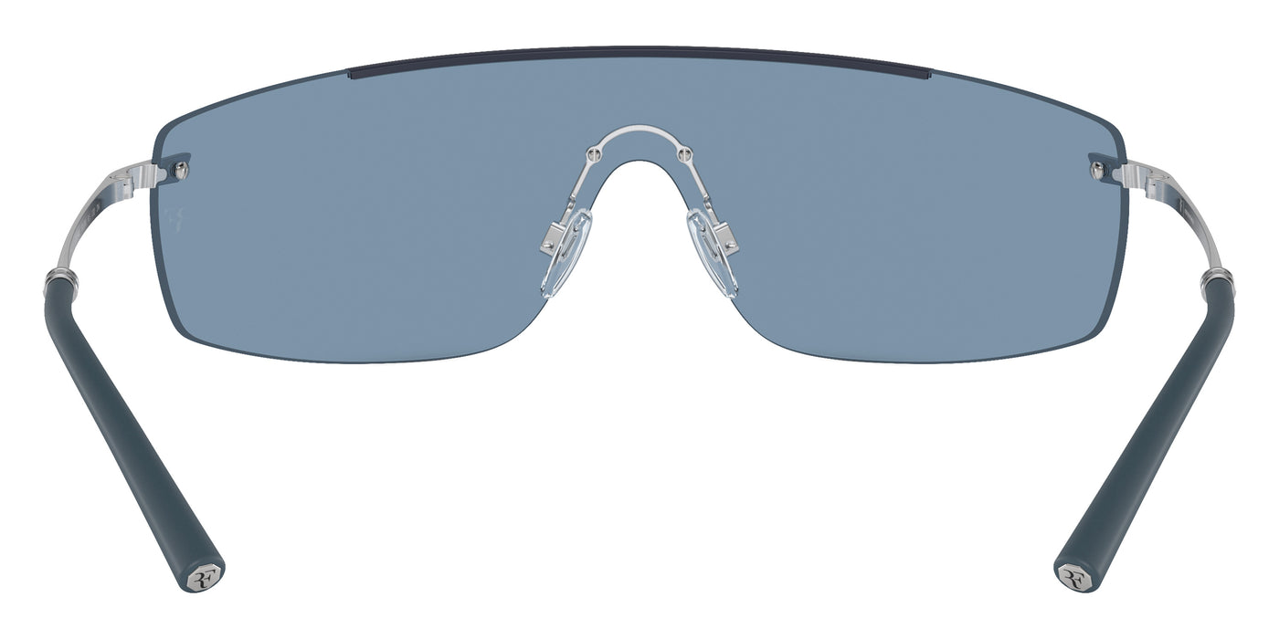 Oliver Peoples® R-5 OV1344S 506380 38 Sunglasses - Blue Ash/Brushed Silver / Marine