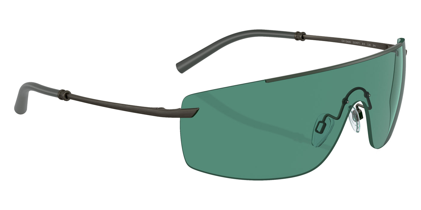 Oliver Peoples® R-5 OV1344S 533971 38 Sunglasses - Ryegrass/Pewter / Forest