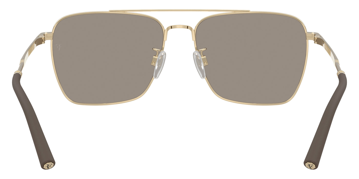 Oliver Peoples® R-15 OV1362S 50355A 56 Sunglasses - Gold / Desert Flash Mirrored