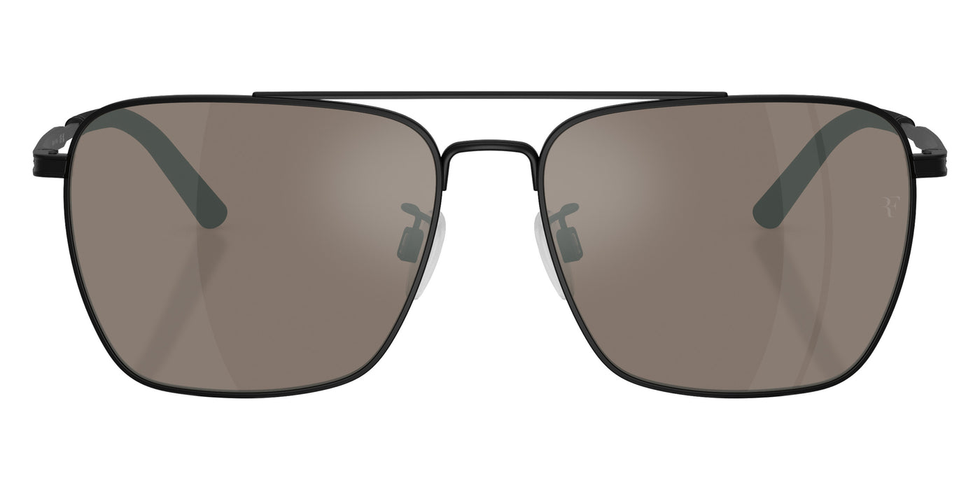 Oliver Peoples® R-15 OV1362S 50627I 56 Sunglasses - Matte Black / Sierra Flash Mirrored