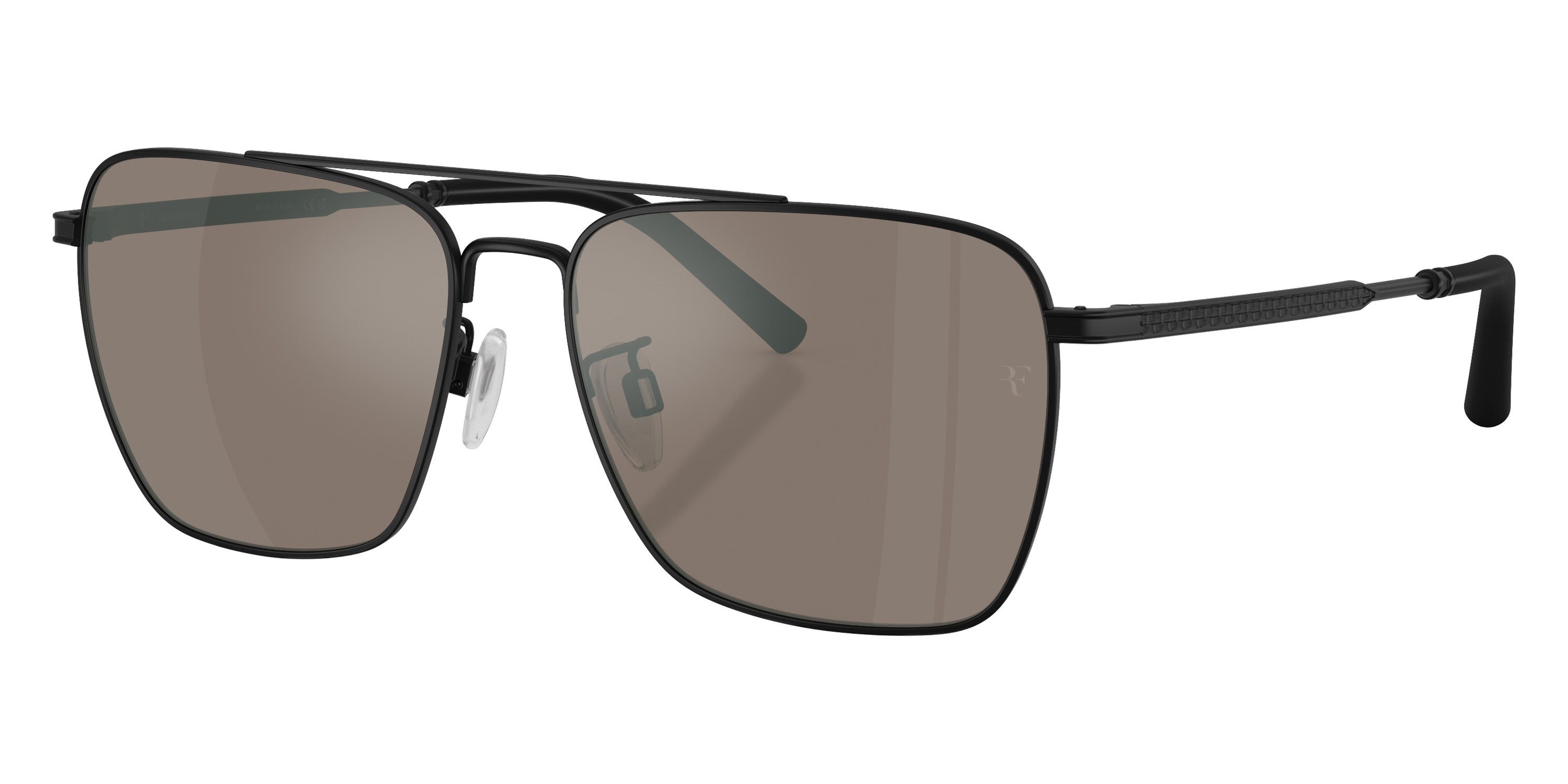 Oliver Peoples® R-15 OV1362S 50627I 56 Sunglasses - Matte Black / Sierra Flash Mirrored