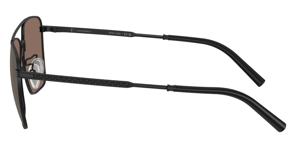 Oliver Peoples® R-15 OV1362S 50627I 56 Sunglasses - Matte Black / Sierra Flash Mirrored