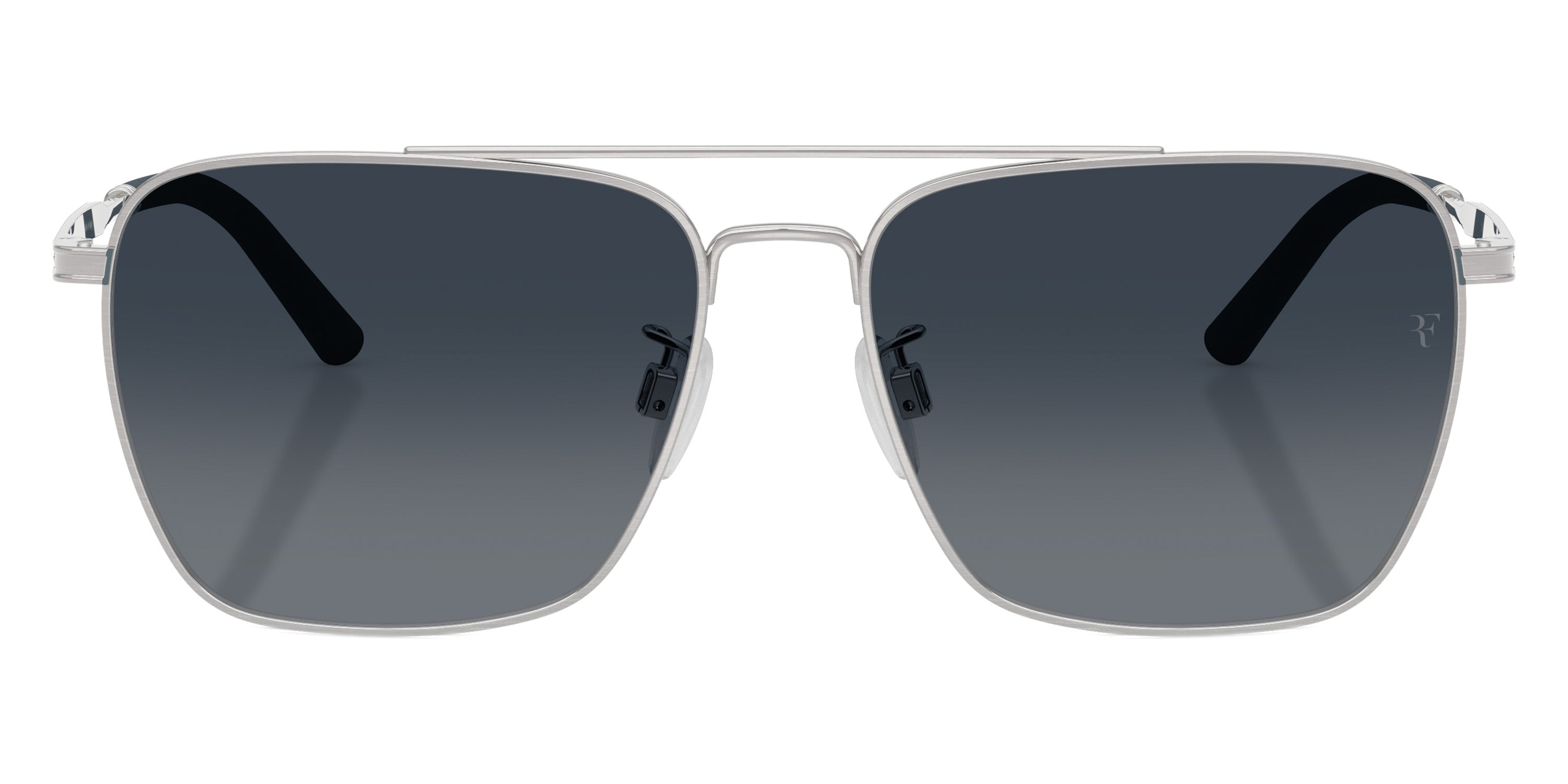 Oliver Peoples® R-15 OV1362S 50637O 56 Sunglasses - Brushed Silver / Sky Gradient Wash to Dark Transitions