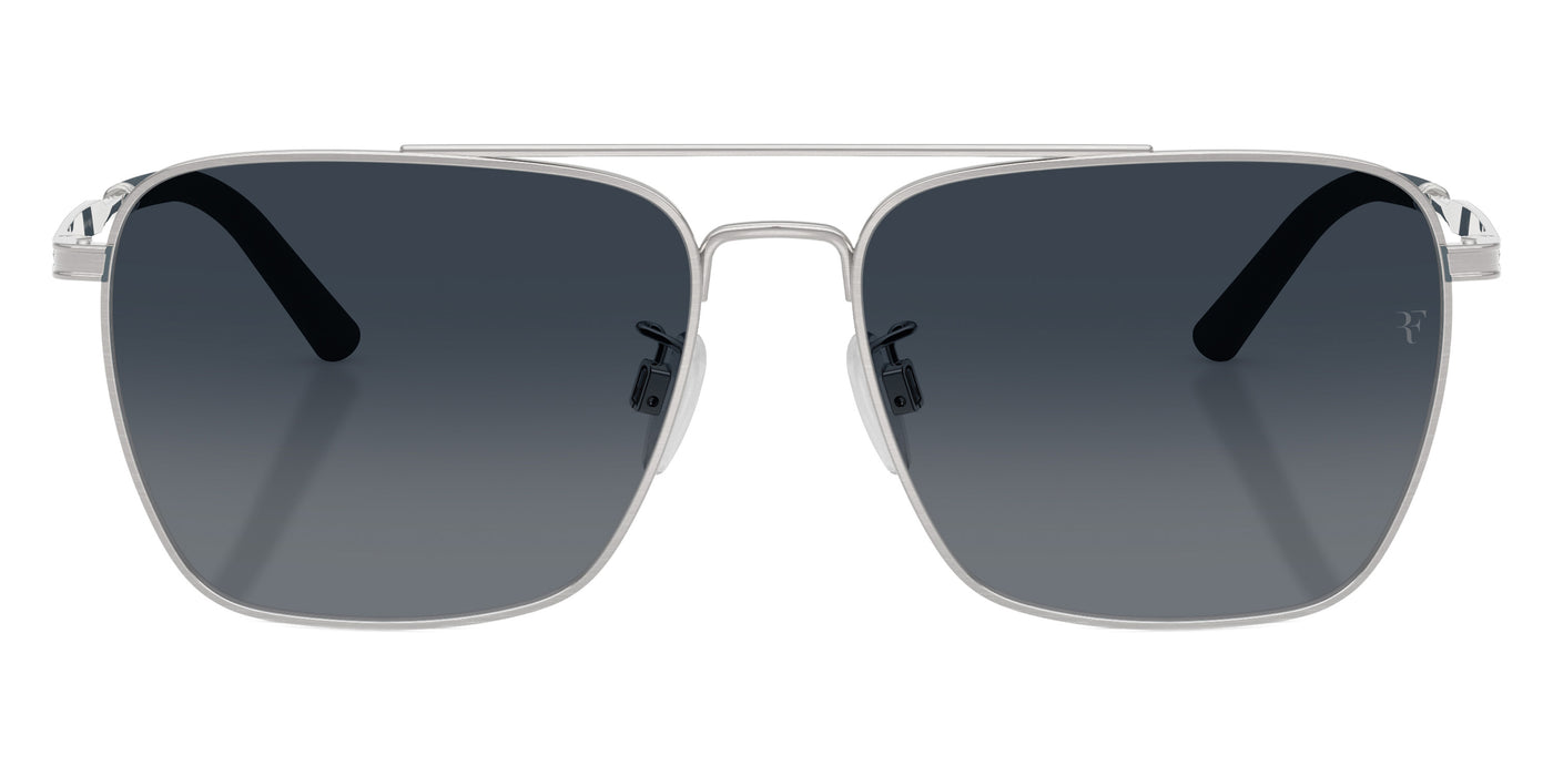 Oliver Peoples® R-15 OV1362S 50637O 56 Sunglasses - Brushed Silver / Sky Gradient Wash to Dark Transitions