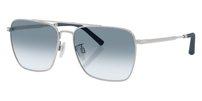 Oliver Peoples® R-15 OV1362S 50637O 56 Sunglasses - Brushed Silver / Sky Gradient Wash to Dark Transitions