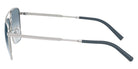 Oliver Peoples® R-15 OV1362S 50637O 56 Sunglasses - Brushed Silver / Sky Gradient Wash to Dark Transitions