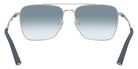 Oliver Peoples® R-15 OV1362S 50637O 56 Sunglasses - Brushed Silver / Sky Gradient Wash to Dark Transitions