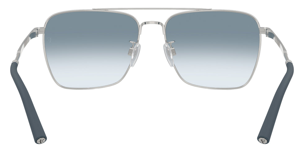 Oliver Peoples® R-15 OV1362S 50637O 56 Sunglasses - Brushed Silver / Sky Gradient Wash to Dark Transitions