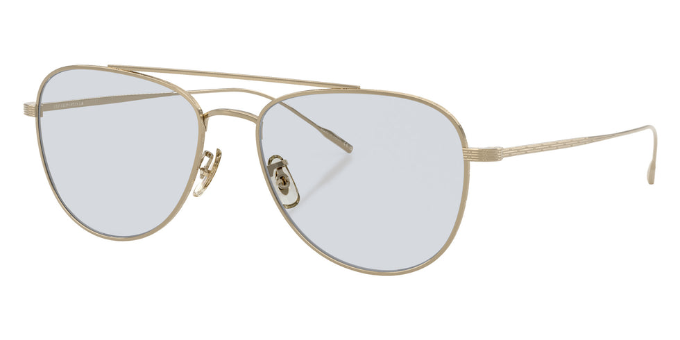 Oliver Peoples® OV1363T Pilot OV1363T 5035 55 Eyeglasses - Gold/Blue Wash