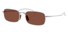 Oliver Peoples® OV1364ST Rectangle OV1364ST 5036C5 53 Sunglasses - Silver/Burgundy