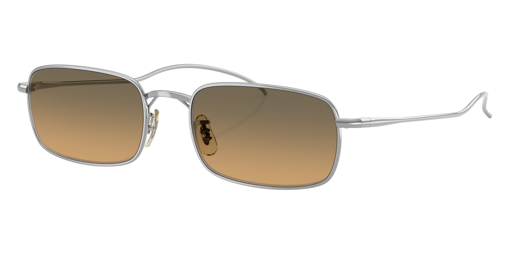 Oliver Peoples® OV1364ST Rectangle OV1364ST 5036Z1 53 Sunglasses - Silver/Enoki Gradient Wash to Dark Photochromic