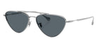 Oliver Peoples® OV1369ST Cat Eye OV1369ST 5036R5 56 Sunglasses - Silver/Blue 5036R5