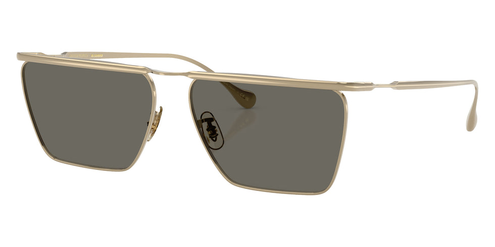 Oliver Peoples® OV1370ST Geometric OV1370ST 5035P2 59 Sunglasses - Gold/Carbon Gray 5035P2
