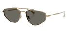Oliver Peoples® OV1371ST Geometric OV1371ST 5035P2 56 Sunglasses - Gold/Carbon Gray 5035P2