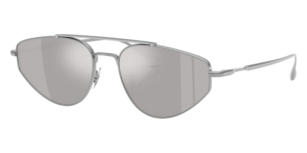 Oliver Peoples® OV1371ST Geometric OV1371ST 5036AP 56 Sunglasses - Silver/Soft Silver Mirrored 5036AP