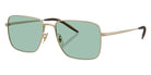Oliver Peoples® OV1374T Square OV1374T 5035 56 Eyeglasses - Gold/Demo Lens Sea Green 5035