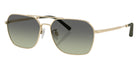 Oliver Peoples® OV1377S Geometric OV1377S 52452A 58 Sunglasses - Brushed Gold/Forest Gradient 52452A