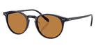 Oliver Peoples® OV5004SU Round OV5004SU 177153 49 Sunglasses - Havana Indigo/Cognac 177153