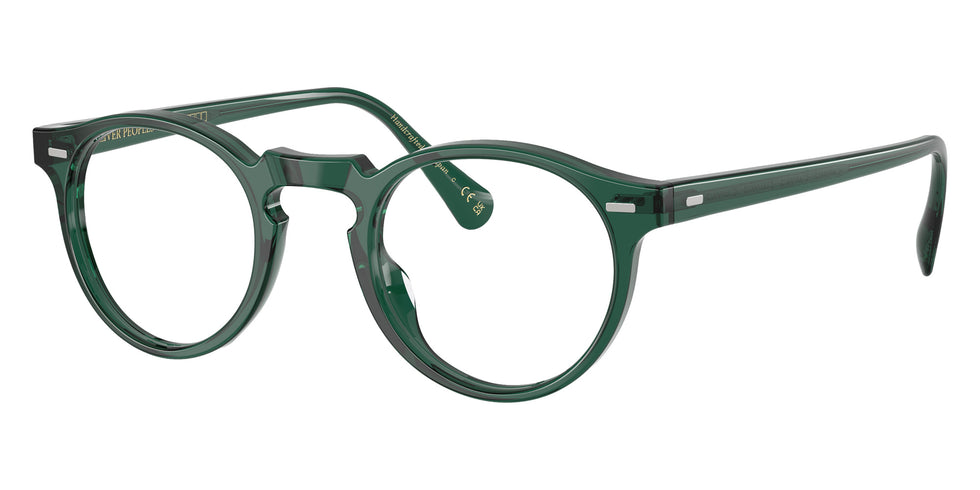 Oliver Peoples® OV5186 Round OV5186 1763 50 Eyeglasses - Translucent Dark Teal