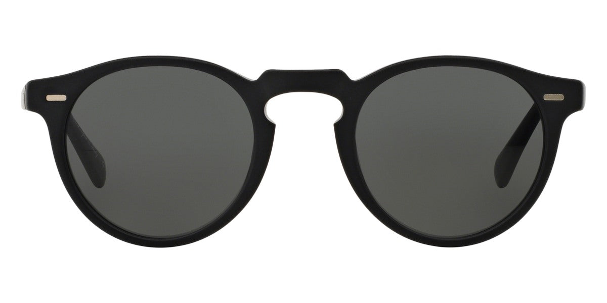 Oliver Peoples® Gregory Peck Sun OV5217S 1031P2 47 Sunglasses - Semi Matte Black / Crystal Midnight Express Polarized