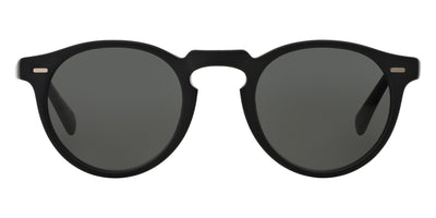 Oliver Peoples® Gregory Peck Sun OV5217S 1031P2 47 Sunglasses - Semi Matte Black / Crystal Midnight Express Polarized