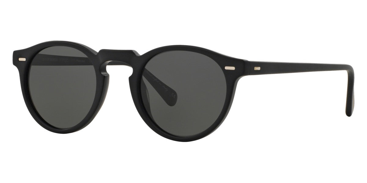 Oliver Peoples® Gregory Peck Sun OV5217S 1031P2 47 Sunglasses - Semi Matte Black / Crystal Midnight Express Polarized