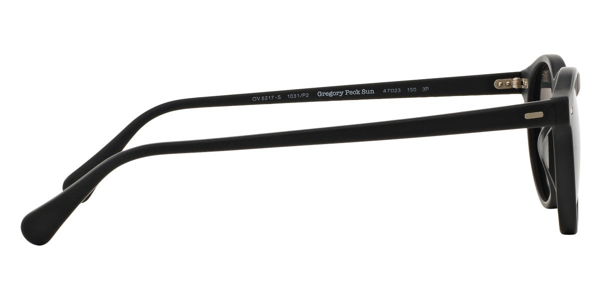 Oliver Peoples® Gregory Peck Sun OV5217S 1031P2 47 Sunglasses - Semi Matte Black / Crystal Midnight Express Polarized