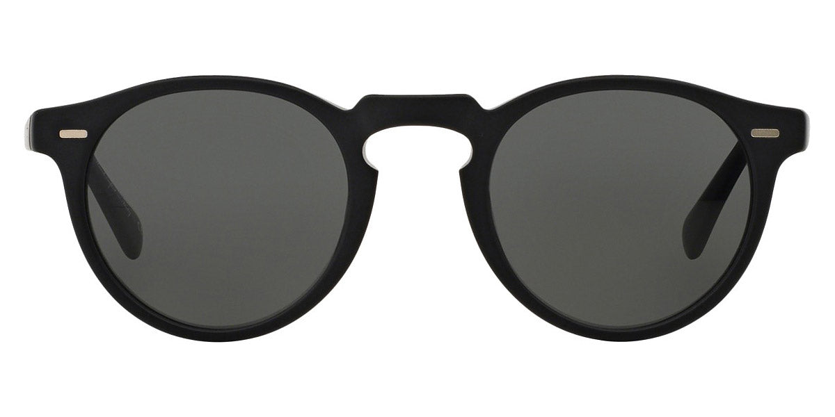 Oliver Peoples® Gregory Peck Sun OV5217S 1031P2 47 - Semi Matte Black / Crystal Midnight Express Polarized Sunglasses 
