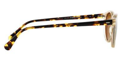 Oliver Peoples® Gregory Peck Sun OV5217S 1485W4 47 Sunglasses - Buff / Dark Tortoise Brown / Gold Mirrored MG