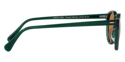 Oliver Peoples® Gregory Peck Sun Limited Edition OV5217S 176353 47 Sunglasses - Translucent Dark Teal / Cognac