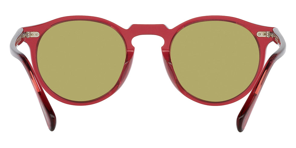 Oliver Peoples® Gregory Peck Sun Limited Edition OV5217S 17644C 47 Sunglasses - Translucent Rust / Green Photochromic