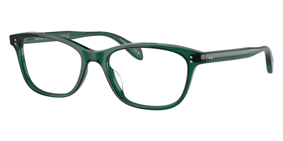 Oliver Peoples® OV5224 Square OV5224 1763 52 Eyeglasses - Translucent Dark Teal