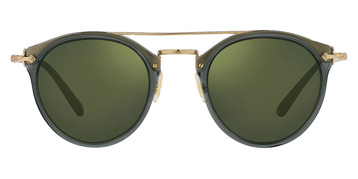 Oliver Peoples® Remick OV5349S 15476R 50 - Ivy/Gold / Graphite Gold Mirrored Sunglasses 