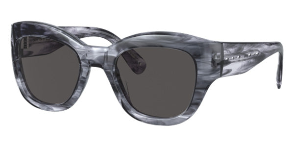 Oliver Peoples® OV5430SU Rectangle OV5430SU 168887 51 Sunglasses - Navy Smoke/Gray