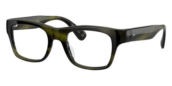 Oliver Peoples® OV5432U Square OV5432U 1680 50 Eyeglasses - Emerald Bark